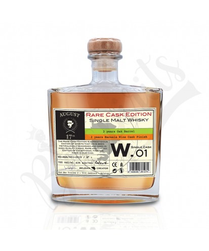 August 17th Whisky Rare Cask W.01 - Finition Marsala