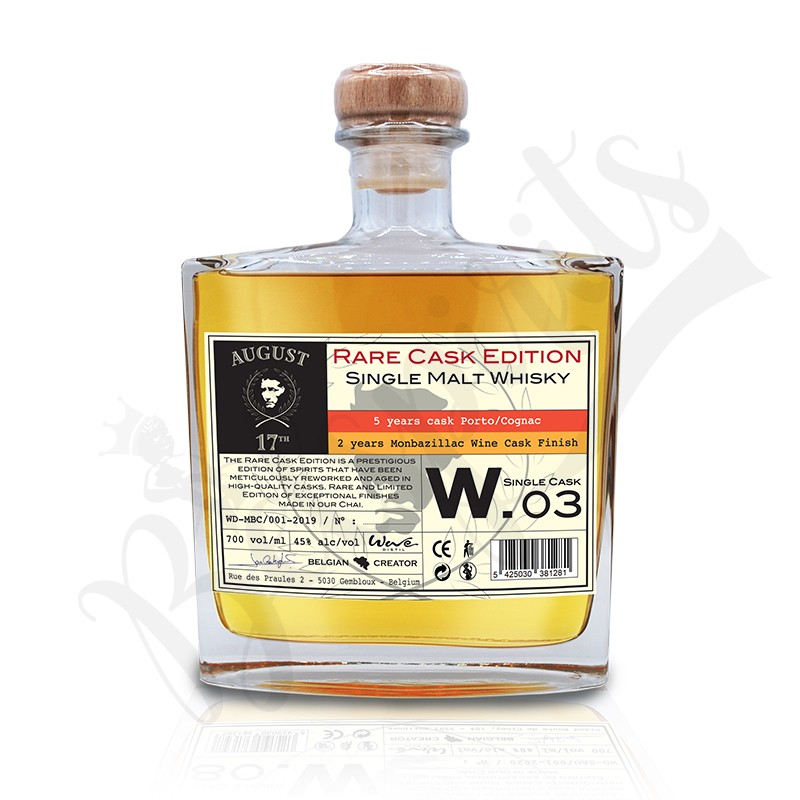 August 17th Whisky Rare Cask W.03 - Finition Monbazillac