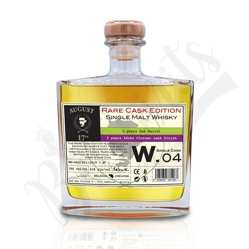 August 17th Whisky Rare Cask W.04 - Olorosso Finish