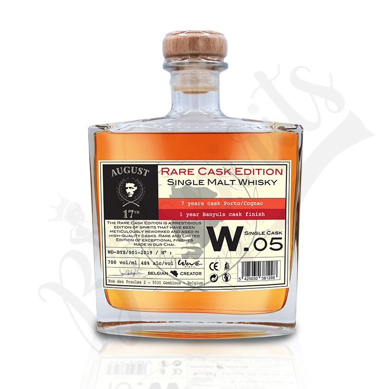 August 17th Whisky Rare Cask W.05 - Finition Banyuls