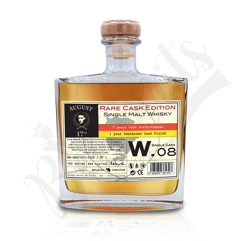 August 17th Whisky Rare Cask W.08 - Finition Sauternes