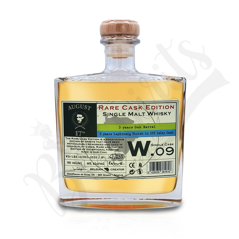 August 17th Whisky Rare Cask W.09 - Laphroaig Finish