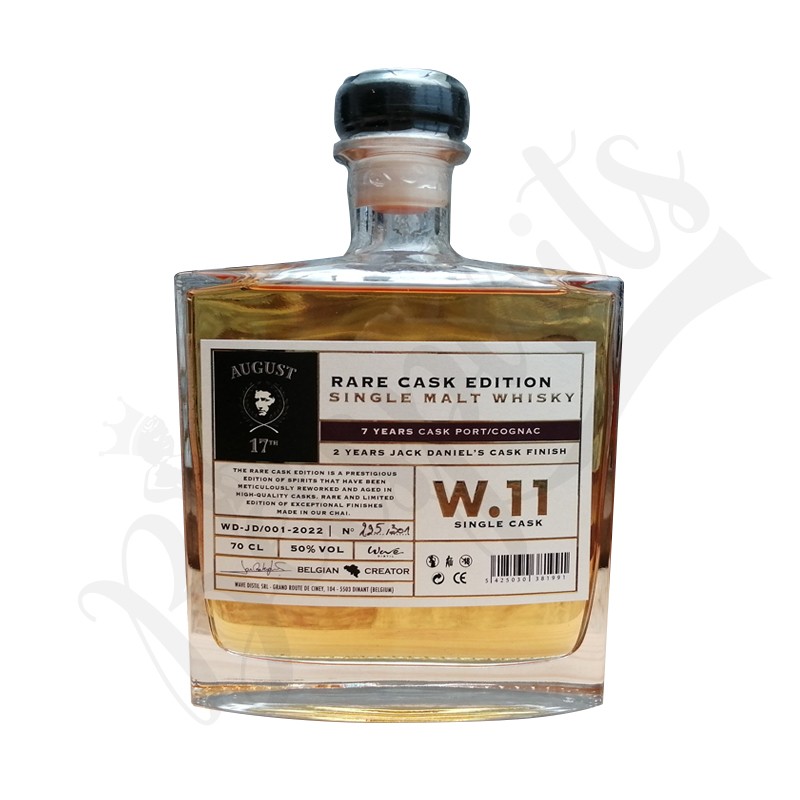 August 17th Whisky Rare Cask W.11 - Finition Jack Daniel's