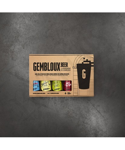 Coffret Découverte Gembloux Beer - 4 x 33 cl + 1 verre