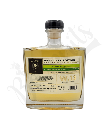 August 17th Whisky Rare Cask W.13 - Laphroaig & Jack Daniel's Finish